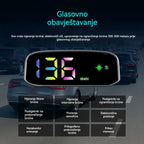🚗Solarni HUD zaslon za prikaz brzine automobila