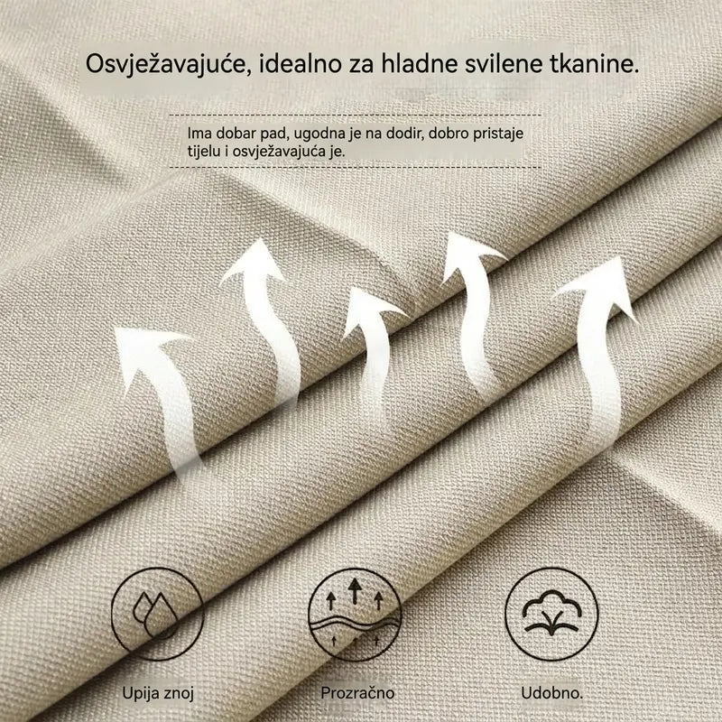 👖【XL-6XL】Ljetne hlače visokog struka, ravnog kroja izrađene od ledenjačke svile