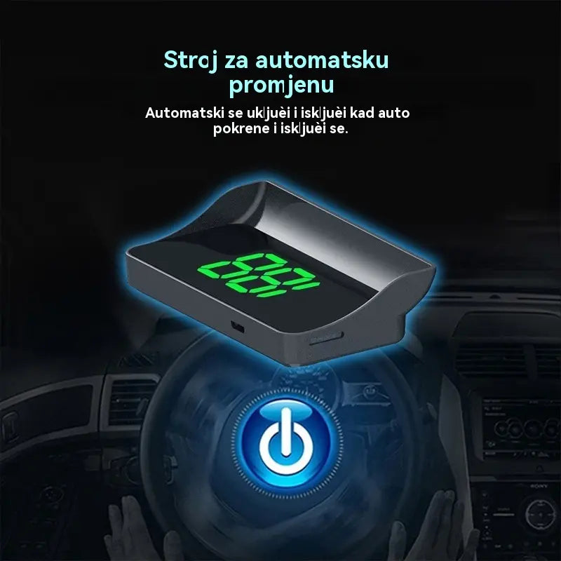 🚗 Automobilski HUD zaslon｜HD GPS projekcija｜Brzina u stvarnom vremenu i sigurnija vožnja