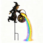 ✨【Vremenski ograničen popust 50%】🧙‍♀️🎃LED vrtna svjetiljka u obliku vještičkog kotla – zadivljujući vanjski ukrasi