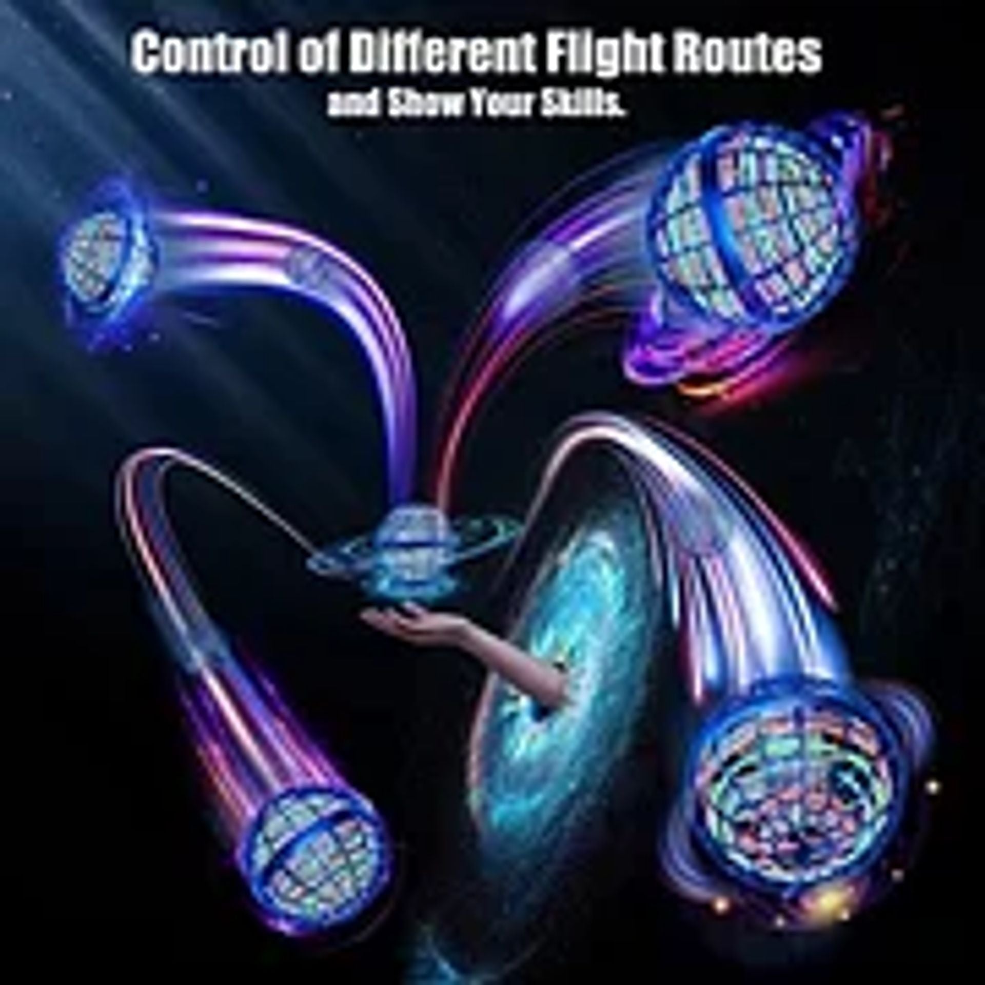 🔥【Vruća prodaja – 50% popusta!】🛸🪐🌀UFO pametna indukcijska rotirajuća lopta, čarobna leteća lopta, lebdeća lopta, svemirska leteća lopta