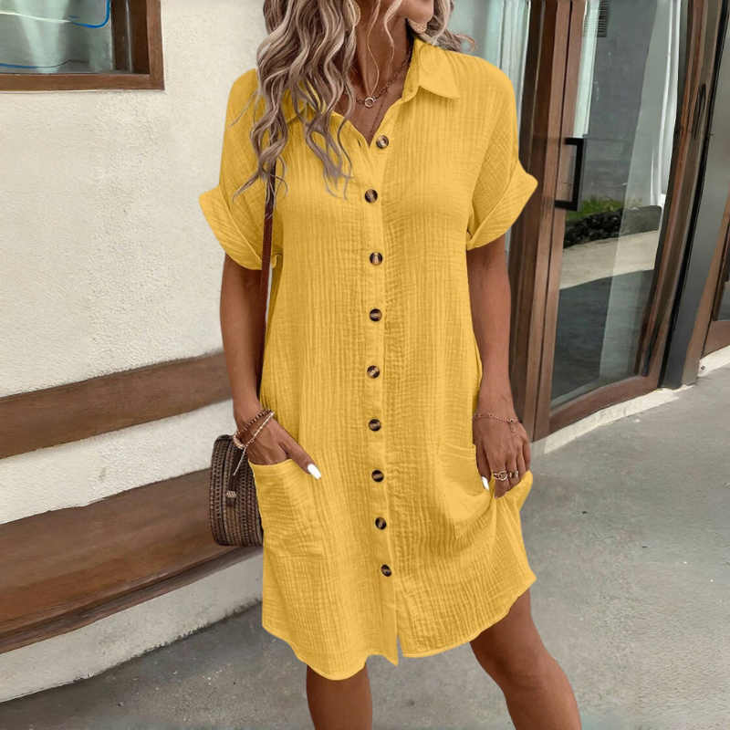 🔥Rasprodaja na kraju sezone – 50% popusta!👗【S–2XL】Lagane ljetne haljine jednostavnog stila – udobne, prozračne i laskavog kroja