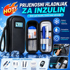 Prijenosna rashladna kutija za inzulin za putovanja s digitalnim zaslonom temperature