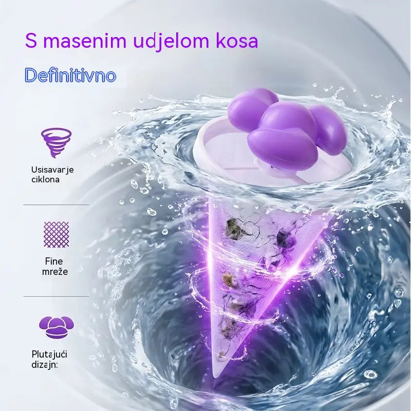 🌀Pakiranje od 6 komada, 21 eura✨Filter s plovkom za perilicu rublja – Učinkovito filtrira dlačice, kosu i dlake kućnih ljubimaca sa svakim pranjem 🧺