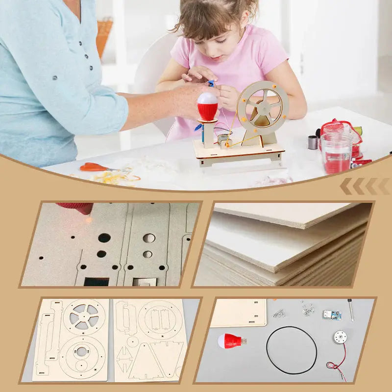 🔥【Školski preporučena igračka za razvoj inteligencije!】🧩 DIY kreativni znanstveni eksperimentalni komplet – sastavljanje i učenje pomoću elektroničkih komponenti