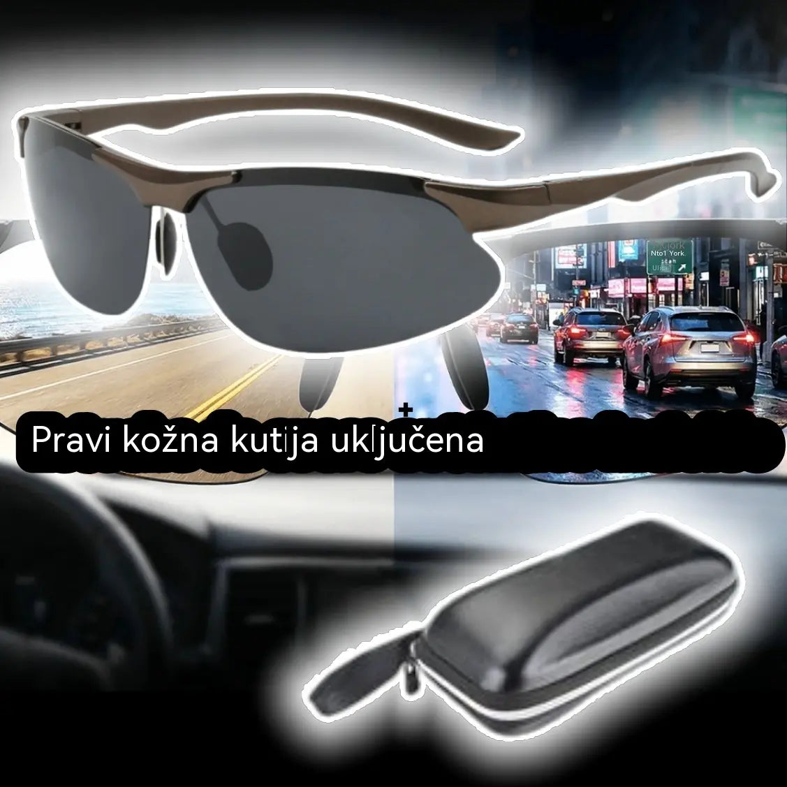 🕶️ Polarizirane fotokromatske naočale za vožnju danju i noću 🚗