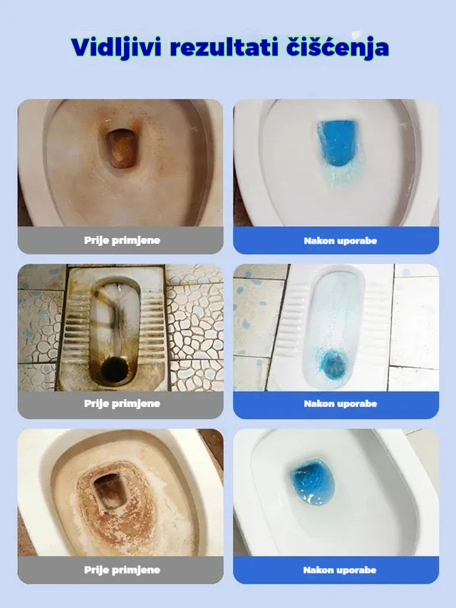 💦👍🏻【Kupi 1, dobiješ 2 gratis】Snažne pjenušave tablete za čišćenje WC školjke