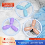 🌀6 komada✨ Plutajući filter za perilicu rublja – hvata dlačice, kosu i dlake kućnih ljubimaca pri svakom pranju 🧺