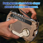 💥🏕️Višenamjenski prijenosni radio｜AM radio, stabilna Bluetooth veza, višepojasni audio