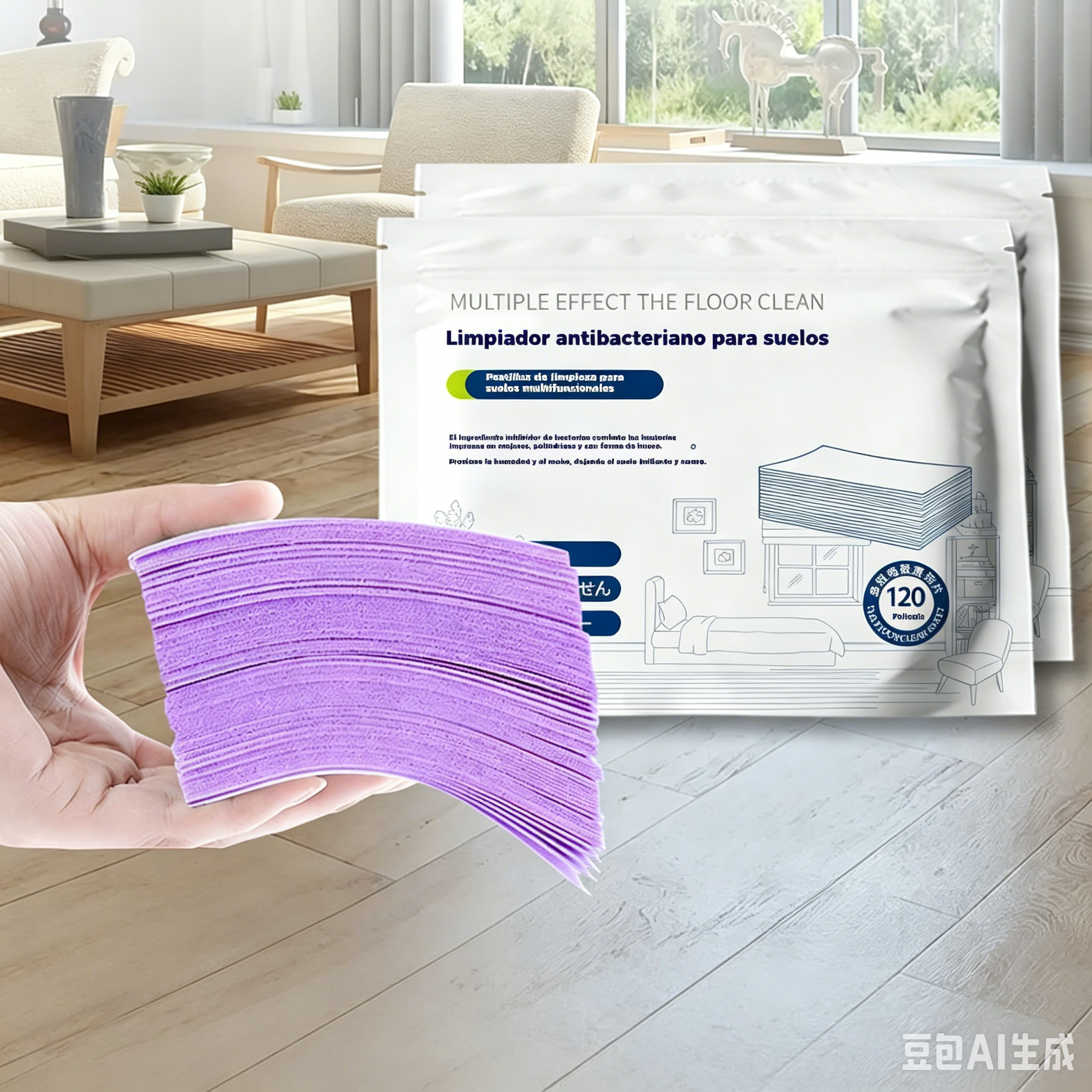 🧹【Kupi 1, dobiješ 1 gratis!】✨ 240 antibakterijskih i dezodorirajućih višenamjenskih tableta za čišćenje | Pogodno za parket, laminatne podove, pločice i zidove