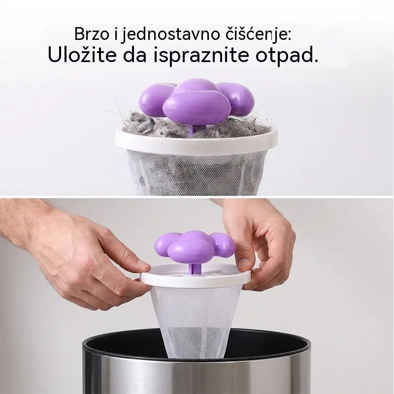🌀Pakiranje od 6 komada, 21 eura✨Filter s plovkom za perilicu rublja – Učinkovito filtrira dlačice, kosu i dlake kućnih ljubimaca sa svakim pranjem 🧺