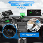 🚗 Automobilski HUD zaslon｜HD GPS projekcija｜Brzina u stvarnom vremenu i sigurnija vožnja
