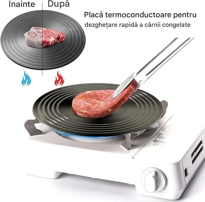 🔥🍳Toplinsko vodljiva ploča za kućanski štednjak, pogodna za kuhanje, pripremu juhe, odmrzavanje sastojaka, štiti lonac od zagorijevanja