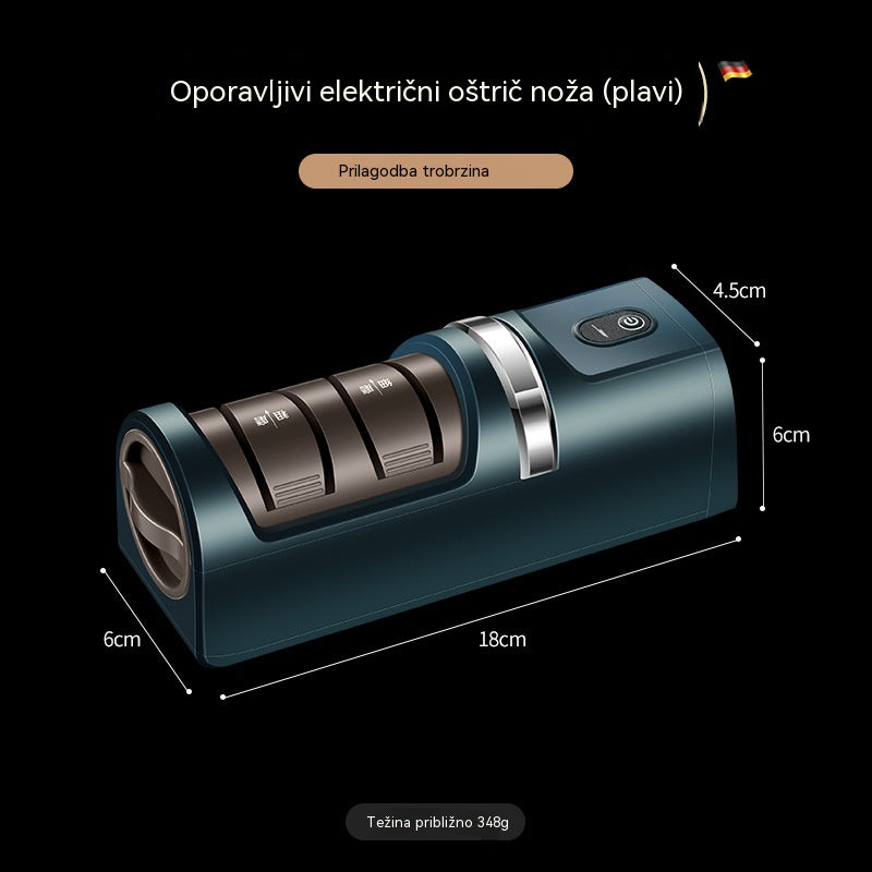 ⏳ Popust od 50% na ograničeno vrijeme! 🔪 Višenamjenski bežični električni oštrač za noževe, punjiv