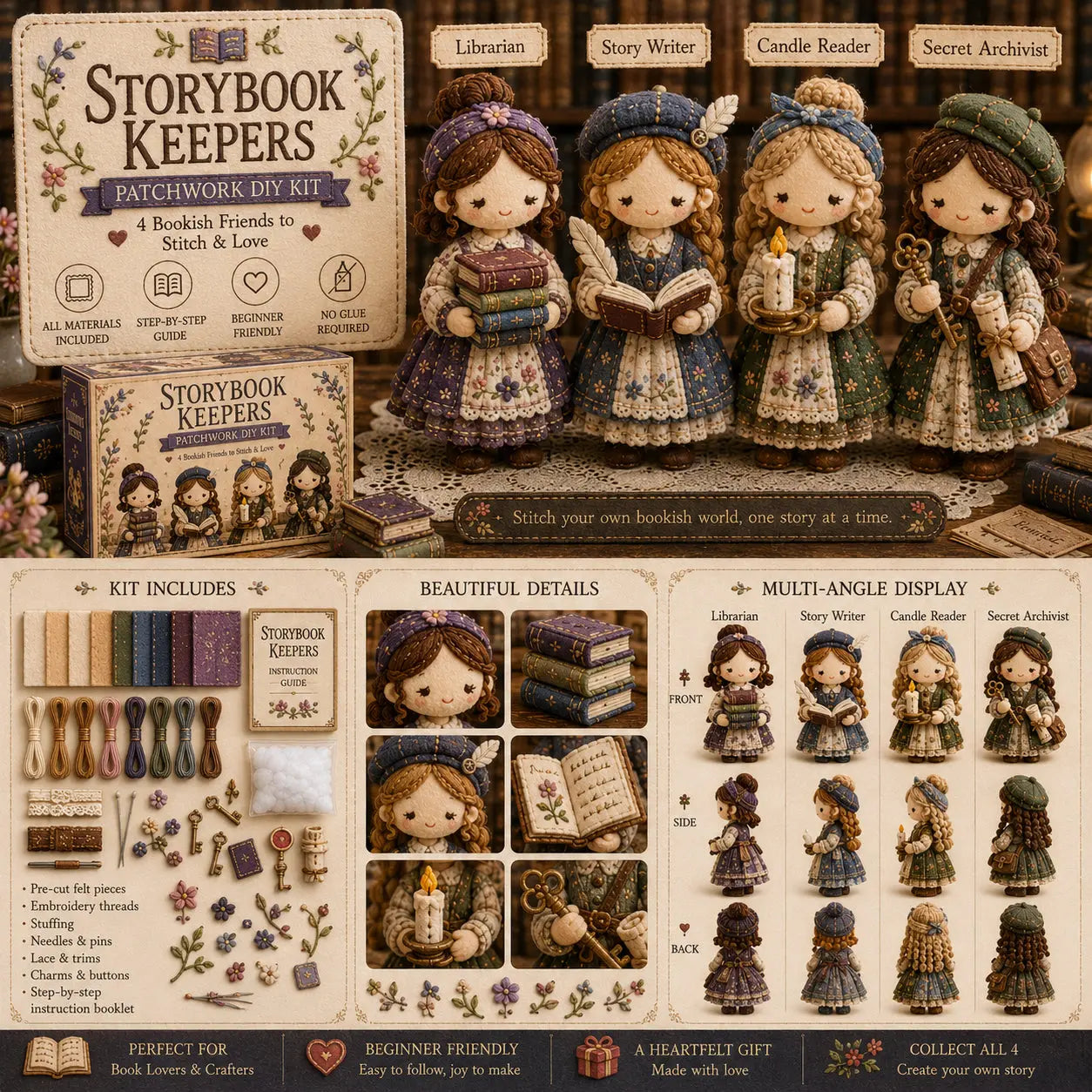 🎁Zadnji dan: Iskoristite 50% popusta! 🧵 Minijaturni komplet za patchwork iz serije Miniature World