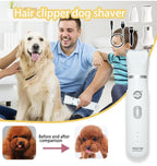 🔥【Vruća prodaja】🐕😺 4 u 1 multifunkcionalni električni trimer + škare za nokte, set za njegu i grooming kućnih ljubimaca