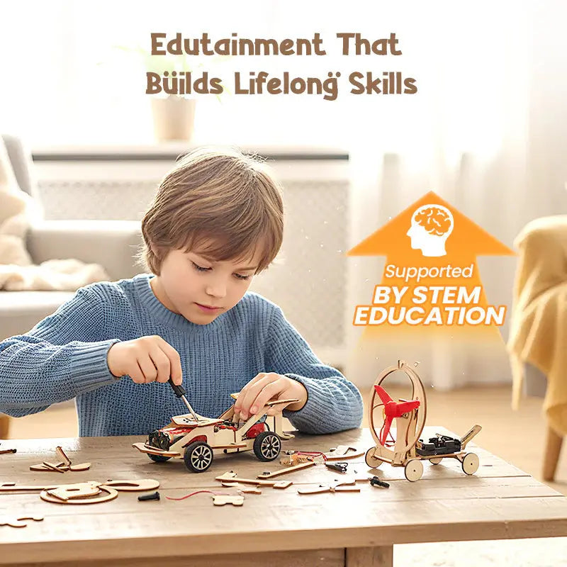 🔥【Školski preporučena igračka za razvoj inteligencije!】🧩 DIY kreativni znanstveni eksperimentalni komplet – sastavljanje i učenje pomoću elektroničkih komponenti