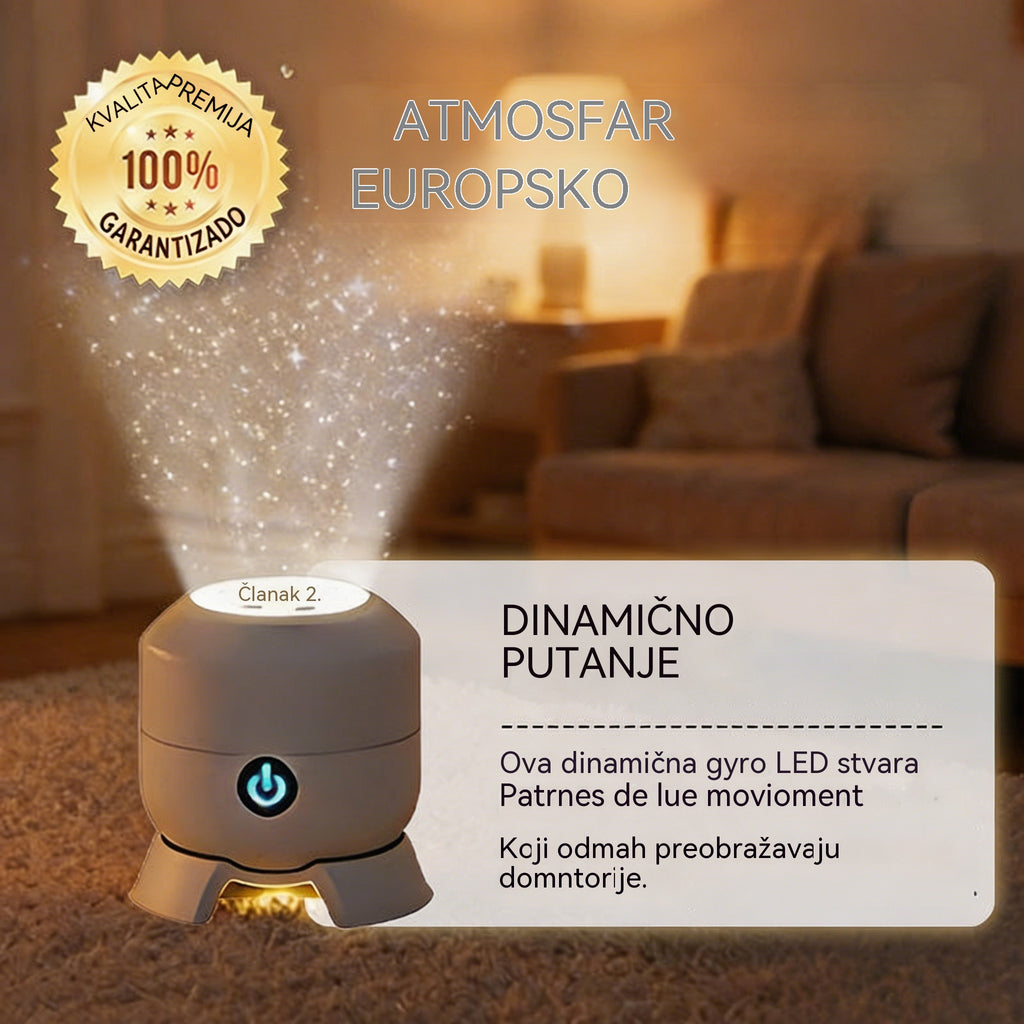 💖🌙【Ograničeno vrijeme – pola cijene】2026 Nova dinamična rotirajuća LED projektorska lampa ☁️🔥✨