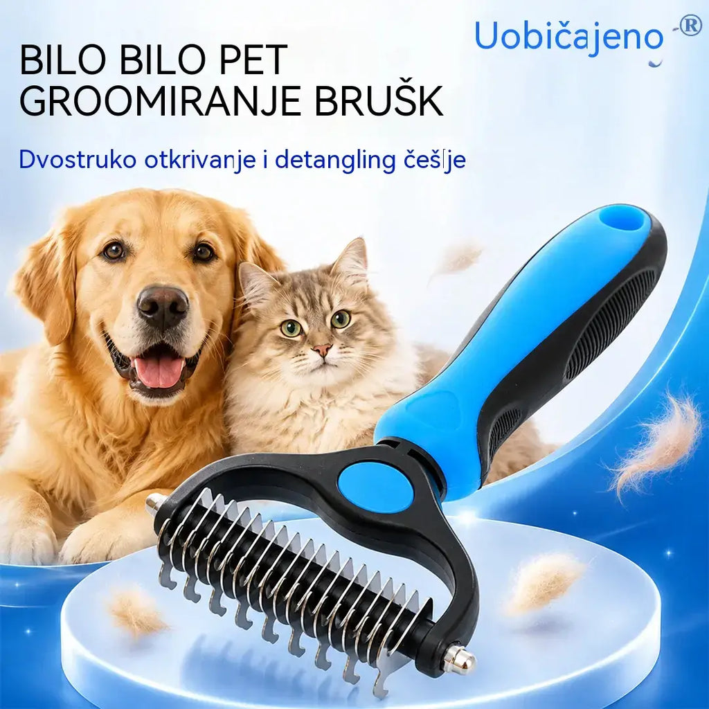 🐾 Profesionalni alat za uklanjanje mrtve dlake za pse i mačke: nježan i učinkovit, bez dlaka po kući ✨💖