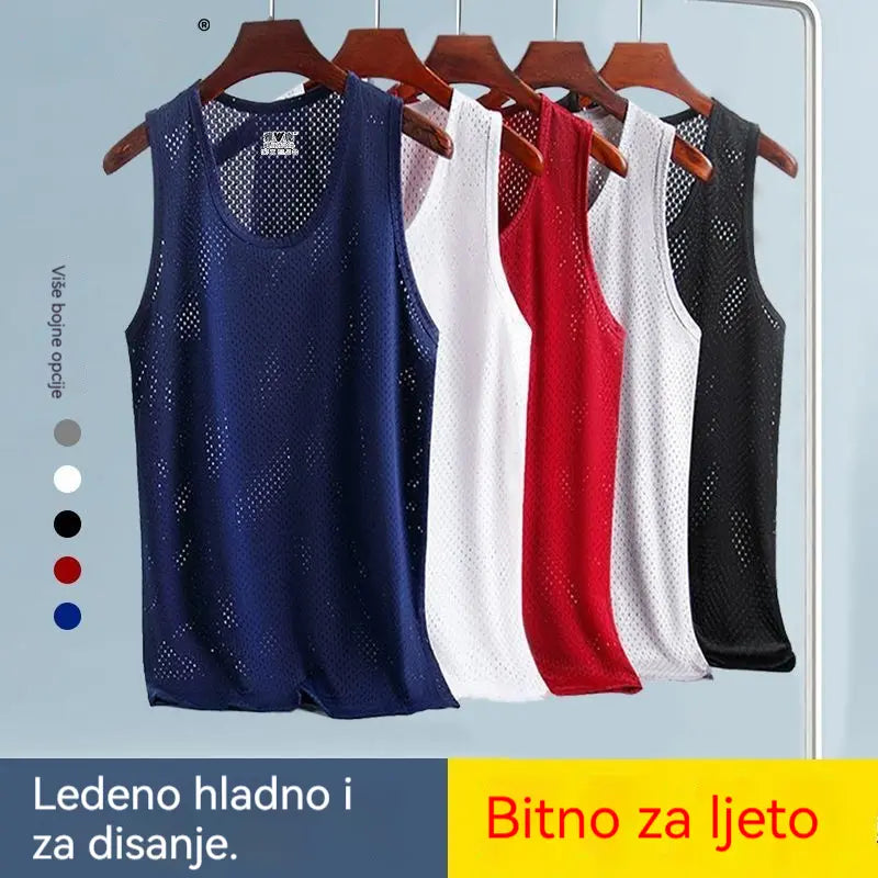 🧊【Set od 3 komada】Muški sportsko-ležerni prsluk, lagan i brzo se suši, prozračan i ugodno svjež