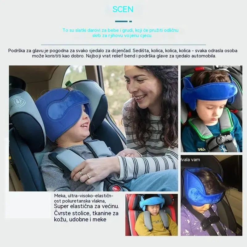 🚗 Iskoristite 50% popusta pri kupnji odmah! 😴 Naslon za glavu za spavanje u automobilu: Podesiv, mekan i pruža dobru potporu, sprječava pad glave, omogućujući vam udobno drijemanje tijekom putovanja
