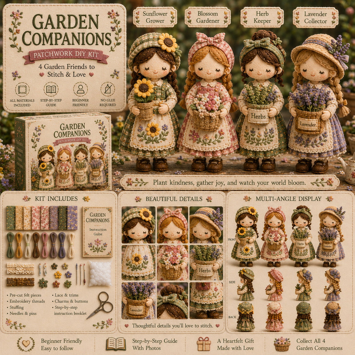 🎁Zadnji dan: Iskoristite 50% popusta! 🧵 Minijaturni komplet za patchwork iz serije Miniature World
