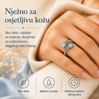 🔥✨【Posljednji dan! Kupi 1, dobij 1 gratis】Srebrni prsten s mjesečevim kamenom i motivom tratinčice｜Vintage stil • Podesiva veličina • Bezvremenska elegancija