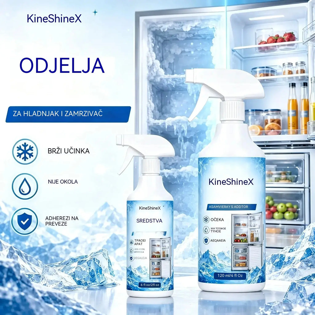 🔥【Set od 2 bočice: 60 ml + 120 ml】❄️Novi sprej za odmrzavanje iz 2026.｜Brzo uklanja mraz iz hladnjaka