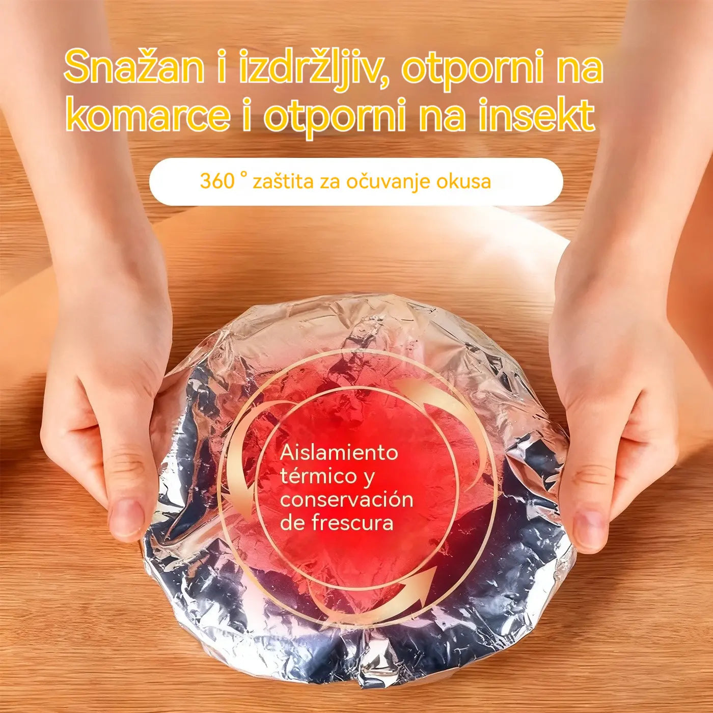 ⏰ 50% POPUSTA!【100 komada】Izolacijski poklopac od aluminijske folije