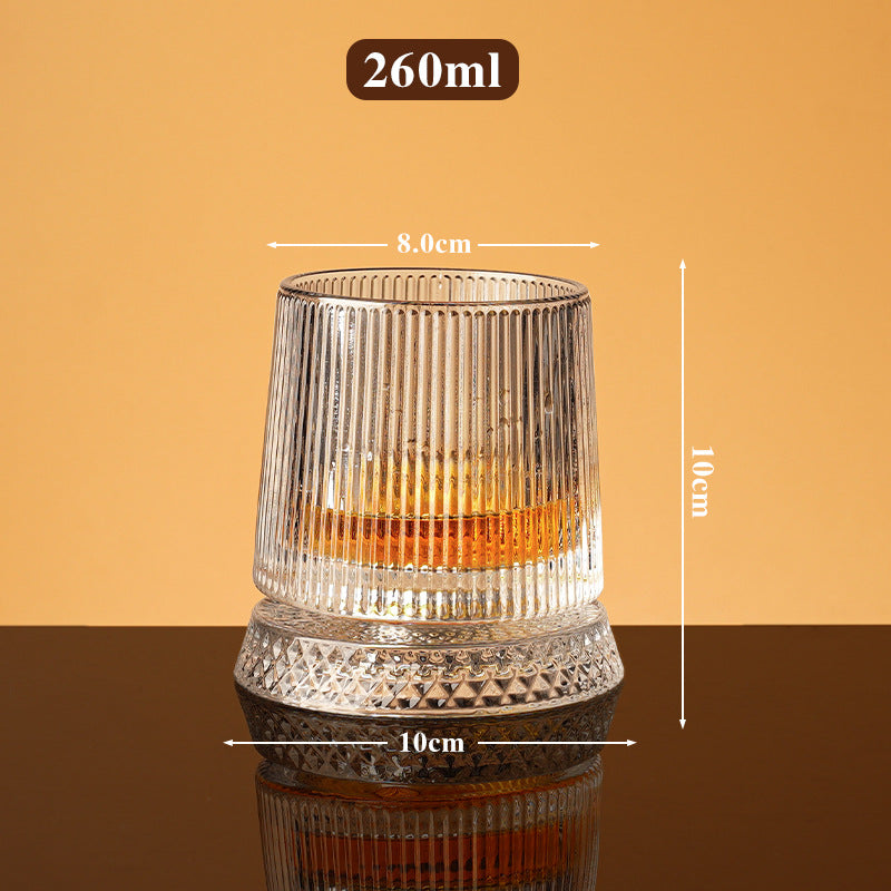 🥛💎Whisky čaša s rotacijom od 360°
