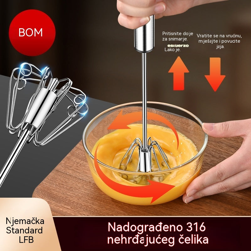 🎁Kupi 1, dobiješ 1 gratis + Besplatna dostava🎁Poluautomatske i ručne mutilice za jaja od nehrđajućeg čelika