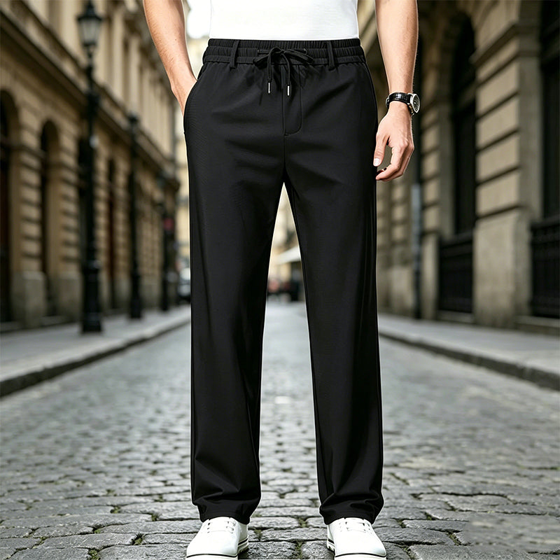 💥50% OFF 👖【40–100 kg】Muške lagane, brzo sušeće, elastične hlače ravnog kroja, poslovno-ležernog stila