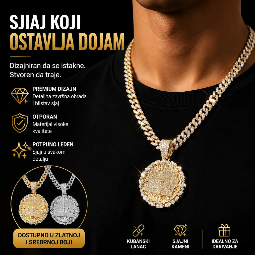 ✨ 50% popusta! 💎 Blistavi kubanski privjesak | Trenutačno podignite svoj stil na višu razinu
