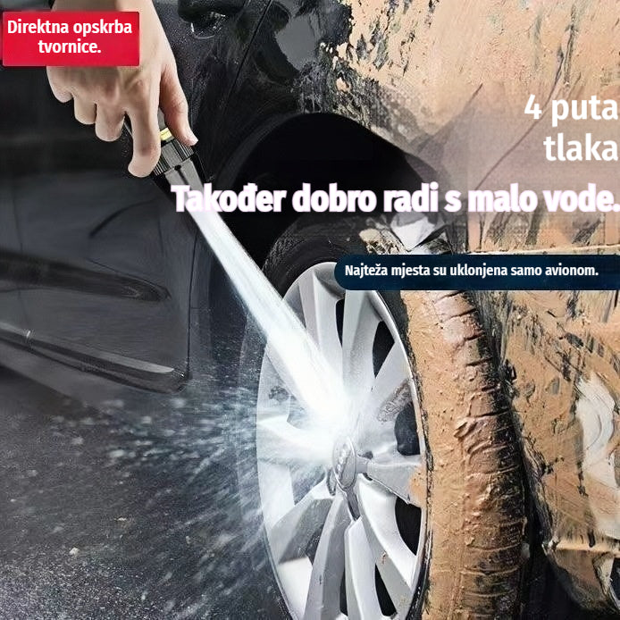 🚿 🔥Posljednji dan posebne ponude! 🔥【Kupi 1, dobiješ 1 gratis】💧 Visokotlačni vodeni pištolj: za pranje automobila, vrtlarenje, 10 puta veći pritisak, više funkcija ⚡