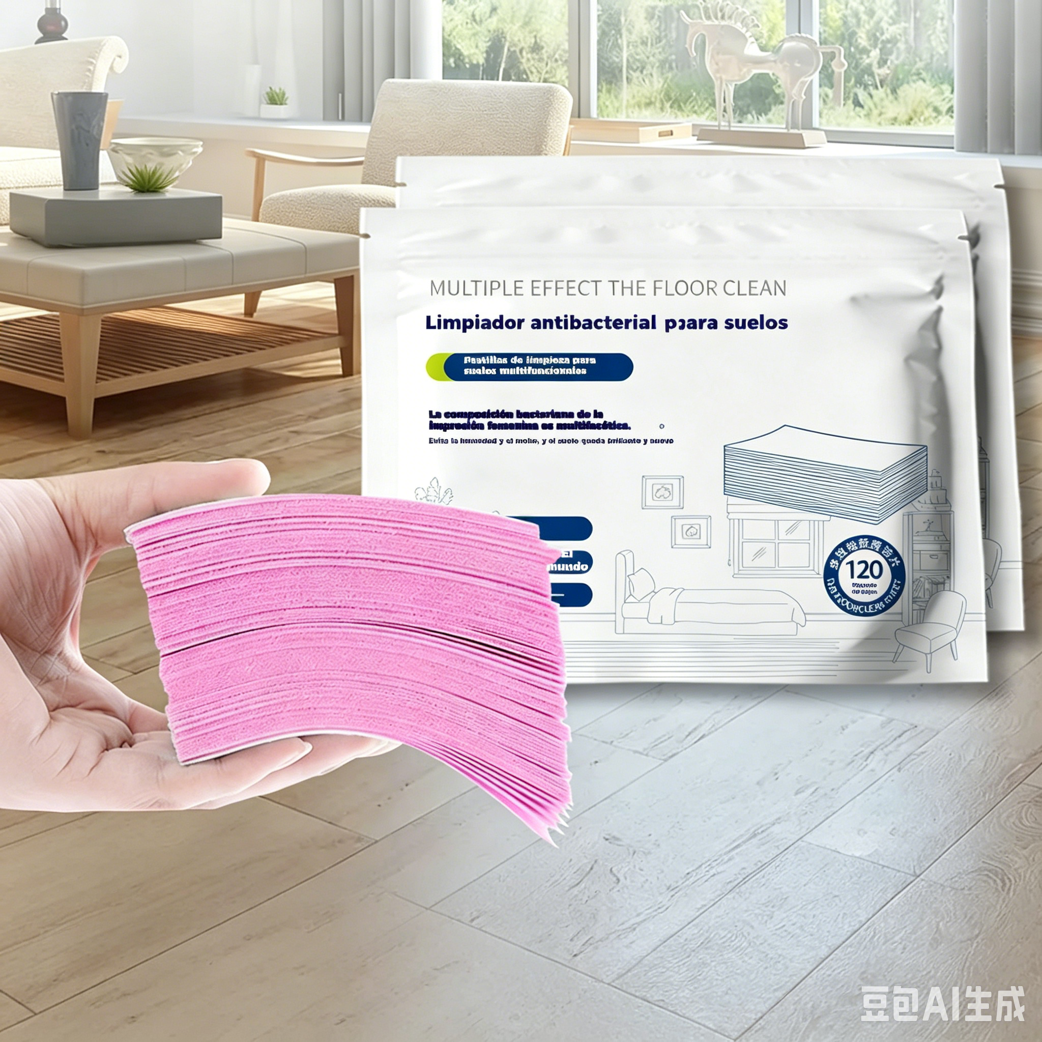 🧹【Kupi 1, dobiješ 1 gratis!】✨ 240 antibakterijskih i dezodorirajućih višenamjenskih tableta za čišćenje | Pogodno za parket, laminatne podove, pločice i zidove