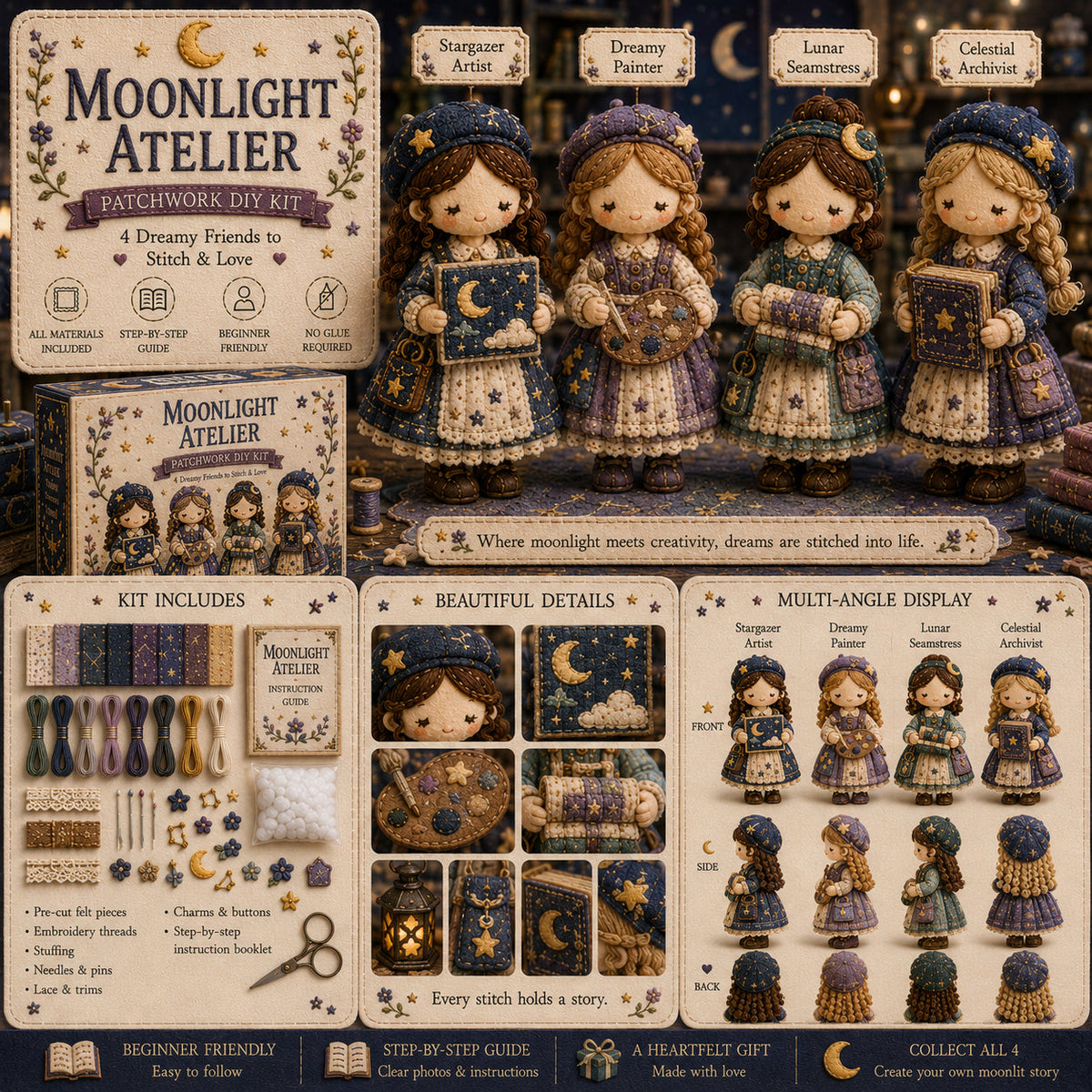 🎁Zadnji dan: Iskoristite 50% popusta! 🧵 Minijaturni komplet za patchwork iz serije Miniature World