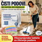 🧹【Kupi 1, dobiješ 1 gratis!】✨ 240 antibakterijskih i dezodorirajućih višenamjenskih tableta za čišćenje | Pogodno za parket, laminatne podove, pločice i zidove