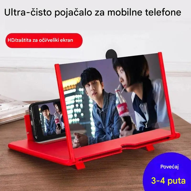 🔥【Kupi 1, dobiješ 1 gratis】Najnovija verzija povećala za mobilni ekran✨ (jasnije, zaštita od plavog svjetla, 3D prikaz, pogodno za sve uzraste)