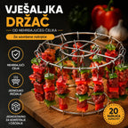 🔥Rešetka za roštilj friteze na vrući zrak | Ravnomjerno zagrijavanje od 360° za hrskave i sočne ražnjiće! 🍢