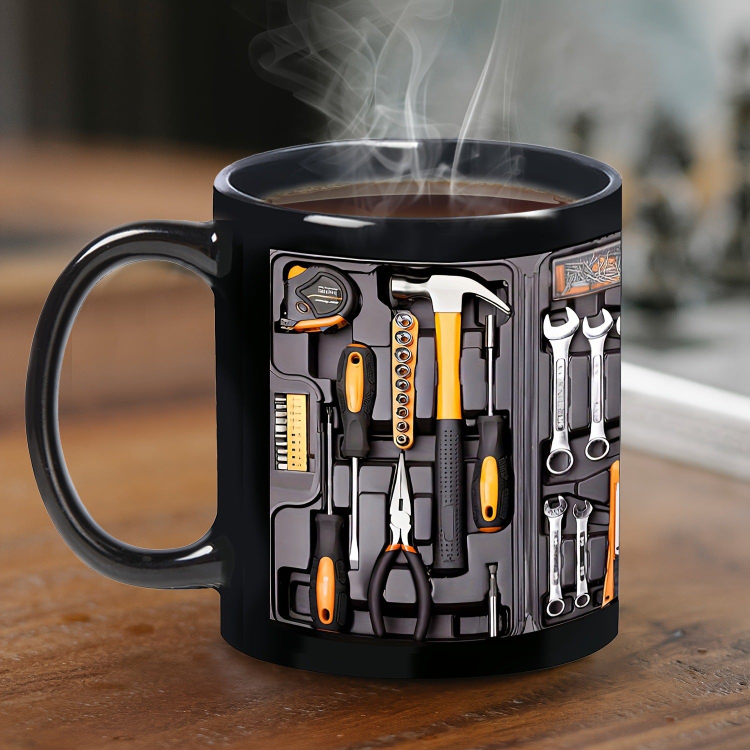 🔥50% OFF ☕ Kreativna šalica u obliku kutije s alatom – vrhunska šalica za kavu za mehaničare