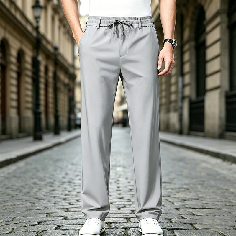 💥50% OFF 👖【40–100 kg】Muške lagane, brzo sušeće, elastične hlače ravnog kroja, poslovno-ležernog stila